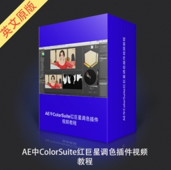 AE中ColorSuite红巨星调色插件视频教程